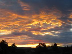 Sunset Clouds at Evening