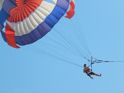 Parachute on Sky Air