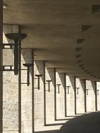 photo of columns at the Olympic stadium in Berlin