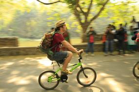 Cyclist street