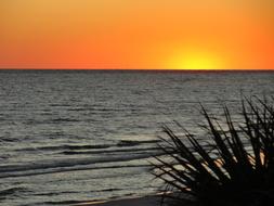 Sunsets Sea landscape