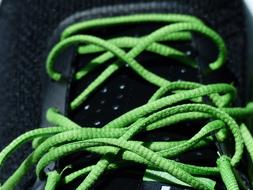 Shoelaces Lacing Green Sports