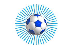 blue ball football sport