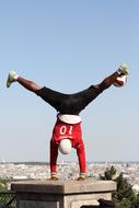 athlete over paris