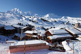 Alps snow roof