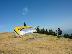 Clipping Stage Paragliding sport
