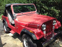 red jeep for travel