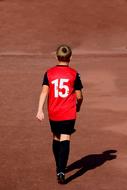 Football Boy Player on game