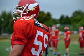 Football American Helmet