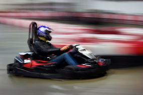 Speed Racing in a blurred background