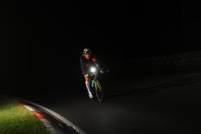 Sport Cycling Competition at night