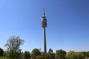 City Munich Bavaria Olympic