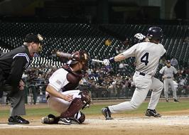 Baseball Game Hit players
