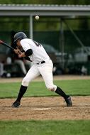 Baseball Batter player Hit By Pitch