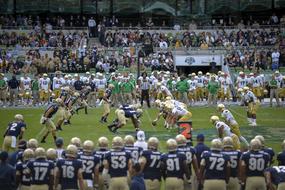 Football American College team players