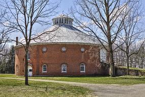 Round Barn among the trees