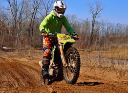 Dirt Bike sport Jump Mud