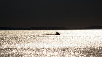 Scooter on Sea