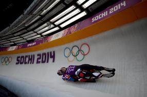 Luge Doubles Training Run