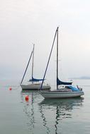 Sailing boat to the Lake