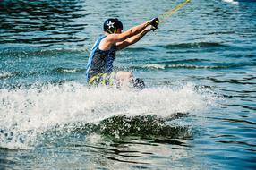 Surfing Water Sport on sea