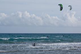 Kitesurfer Kite Surfing Kiters