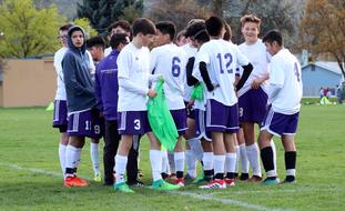 football as a team game on the field