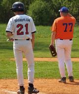 players from the team during a baseball game