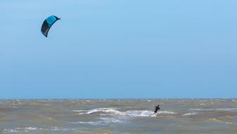 Kite Surfer Wind Sea