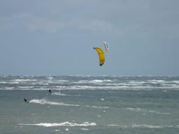 parachuting at sea