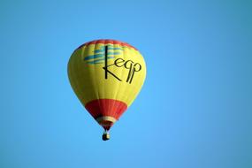 yellow Balloon Journey Sky