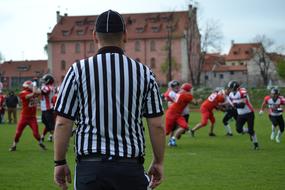 Black And White Clothing Referee on game