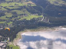 aerial view of Voss Hang Gliding Sport