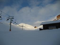 ski hut in austria