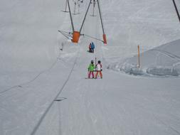 Ski Lift Children Snow