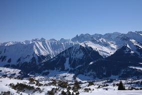 Backcountry Skiiing Trettachspitze mountains