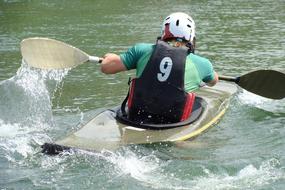 Kayak Canoeists Water sport