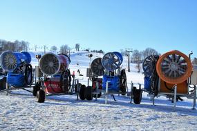 Mountains of Snow Cannons