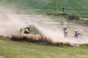 landscape of Cross Motorbike Sports