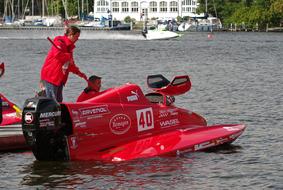 Racing Boat Launch Preparation sport