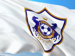 white flag of the european football club