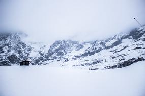 snow Cervinia Italy Alps