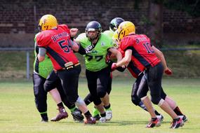 Football American Sport players game