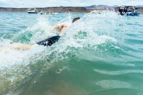 man in Sea Ocean Water