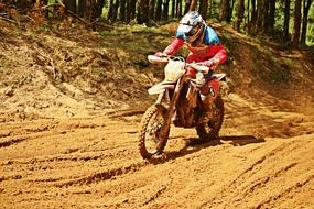 Motocross Motorsport dirty race