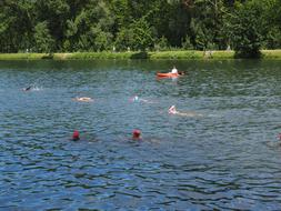 triathlon on a sunny day