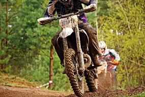 motocross as an action