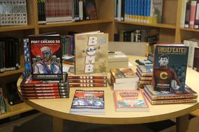 Author Visit Books Display