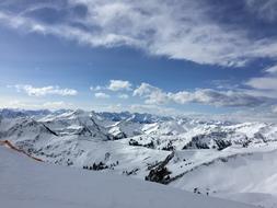 Ski Mountains and Sky