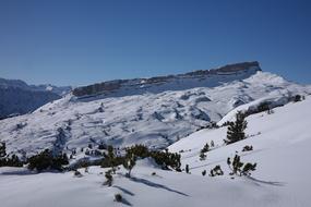 Backcountry Skiiing Ifen landscape